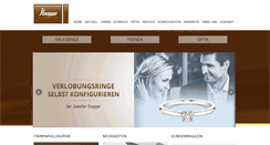 Desktop Screenshot of juwelier-knappe.de