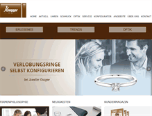 Tablet Screenshot of juwelier-knappe.de